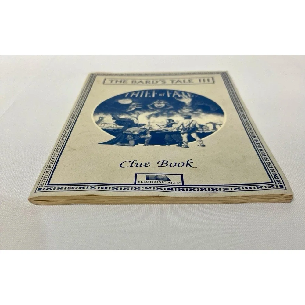 The Bard's Tale III Thief of Fate Clue Book Paperback Electronic Arts 1988